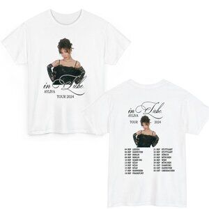 Ayliva In Liebe Tour 2024 Graphic T-Shirt 2-Sided German Pop Fan Tee 17